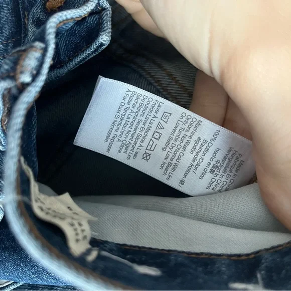 Madewell Dean Easy Straight Flower Jeans - Picture 6 of 7